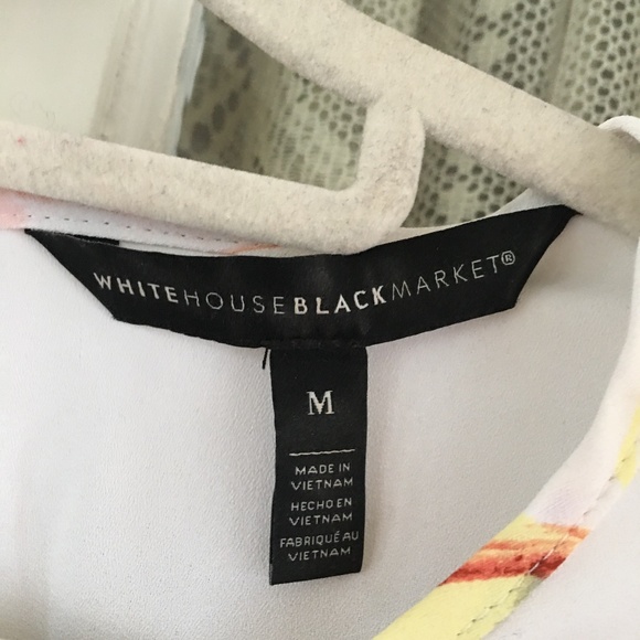 Host Pick! WHBM Floral Print Blouse - Medium - Picture 3 of 7